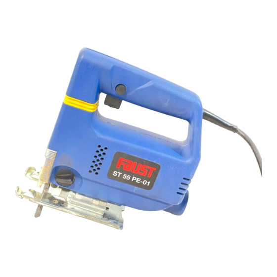 FAUST ST 55 PE01 OPERATING INSTRUCTIONS MANUAL Pdf Download ManualsLib
