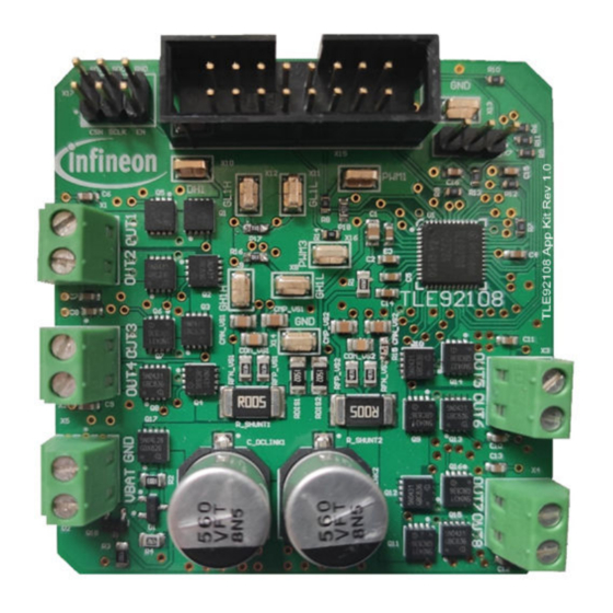 INFINEON TLE92108 APPKIT USER MANUAL Pdf Download ManualsLib