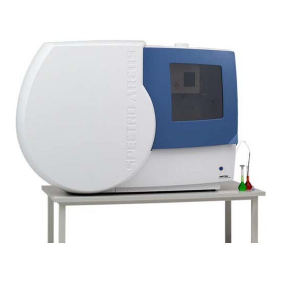 AMETEK SPECTRO ARCOS FHX22 ORIGINAL OPERATING INSTRUCTIONS Pdf Download