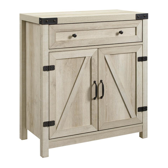 WALKER EDISON AF30BD ASSEMBLY INSTRUCTIONS MANUAL Pdf Download ManualsLib