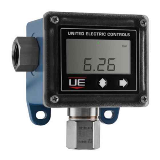 UNITED ELECTRIC CONTROLS EXCELA 1GSWLL INSTALLATION AND MAINTENANCE