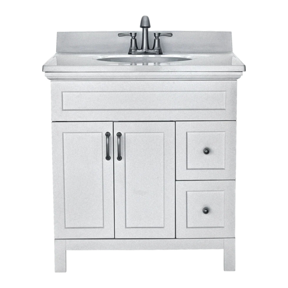 FOR LIVING BEACON HILL VANITY H131308 ASSEMBLY INSTRUCTIONS MANUAL Pdf
