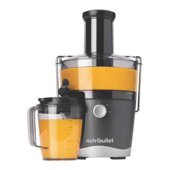 Nutribullet NBJ50300 Slow Juicer User Manual - Manuals Clip