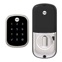 Yale Assure Lock SL Installation And Programming Instructions