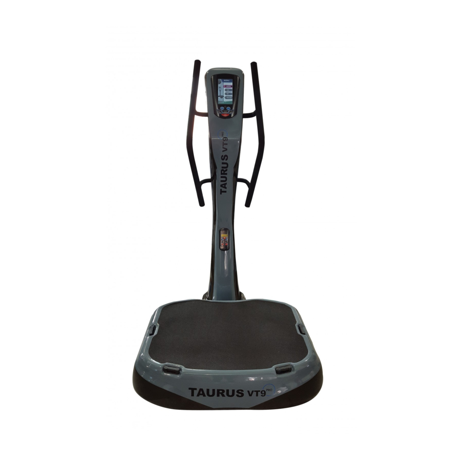 Taurus Vibration Plate VT9 Pro Assembly And Operating Instructions Manual