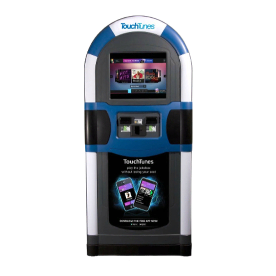 TouchTunes Allegro MX-1 Installation Notes