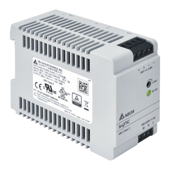 Delta DRS-24V100W1A Series Technical Data Sheet