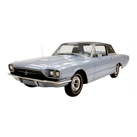Ford Thunderbird 1966 Shop Manual