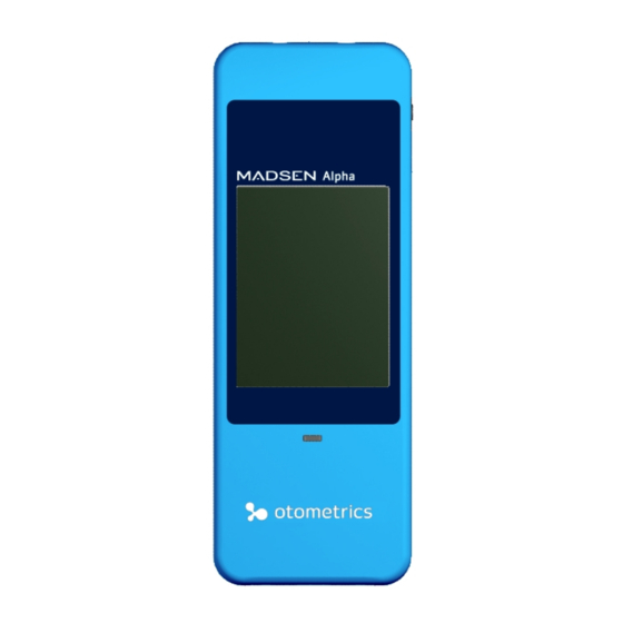 otometrics MADSEN Alpha OAE User Manual