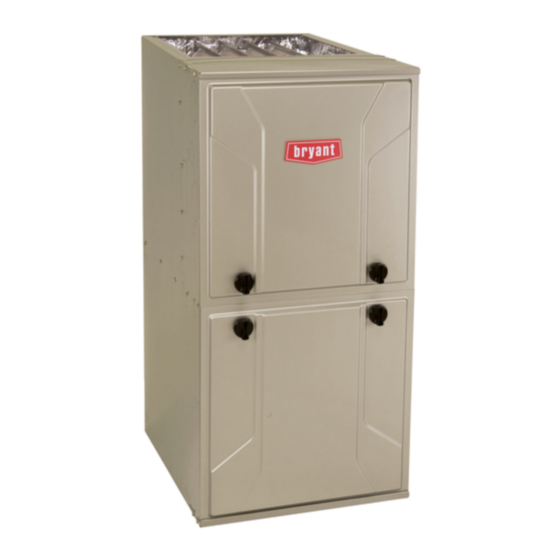 Bryant 912SE Installation, Start-Up, Operating And Service And Maintenance Instructions