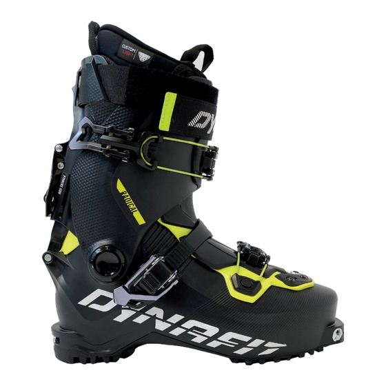 Dynafit RADICAL Quick Manual