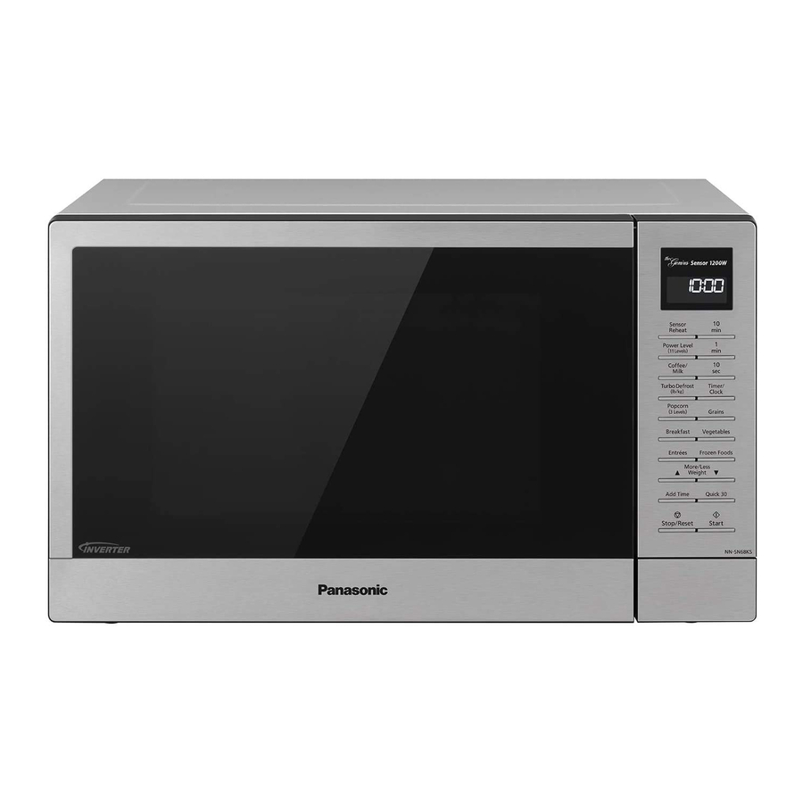 Panasonic NN-SN68KS - Microwave Oven Manual