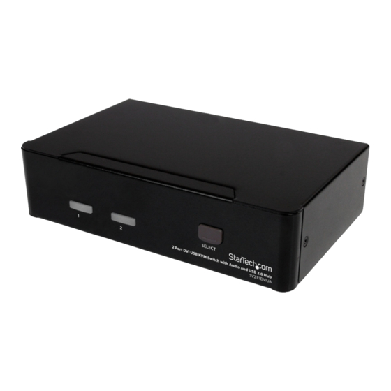 StarTech.com SV231DVIUA User Manual