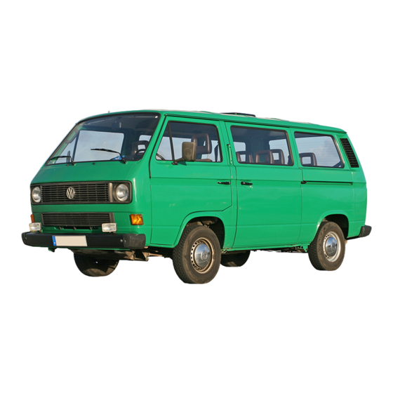 Volkswagen Transporter 1980 Workshop Manual