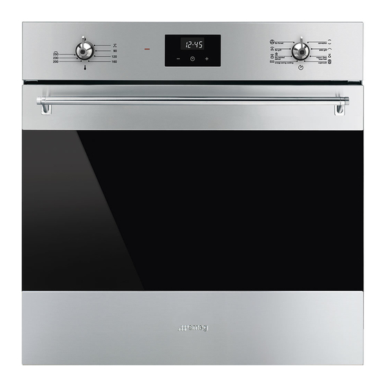 Smeg SFA6300X Built-In Electric Oven Manuals