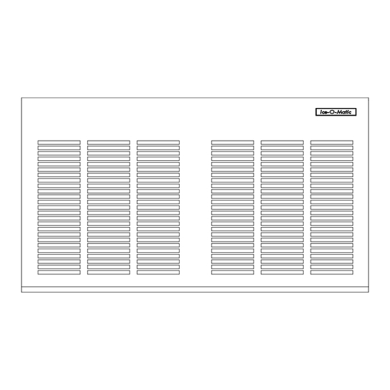Ice-O-Matic MFI2406LS Series Service And Installation Manual