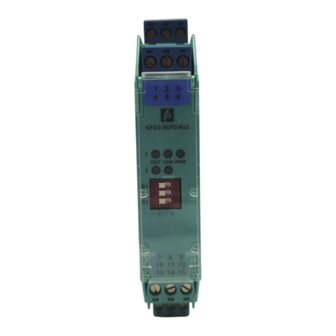 Pepperl+Fuchs KFD2-ELD-Ex16 Manual
