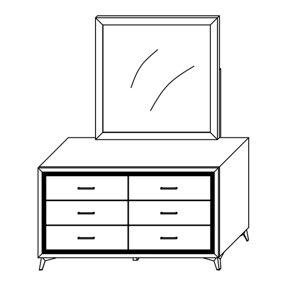 New Classic Furniture HUXLEY B3365-050 Assembly Instructions