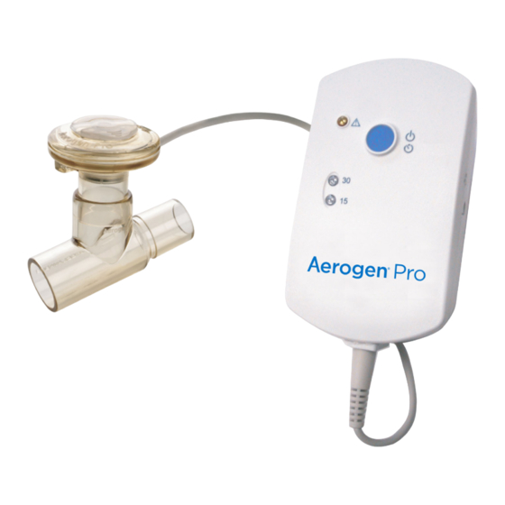Aerogen PRO System Instruction Manual