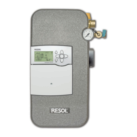 Resol FlowSol B HE WMZ Manual For The Specialised Craftsman