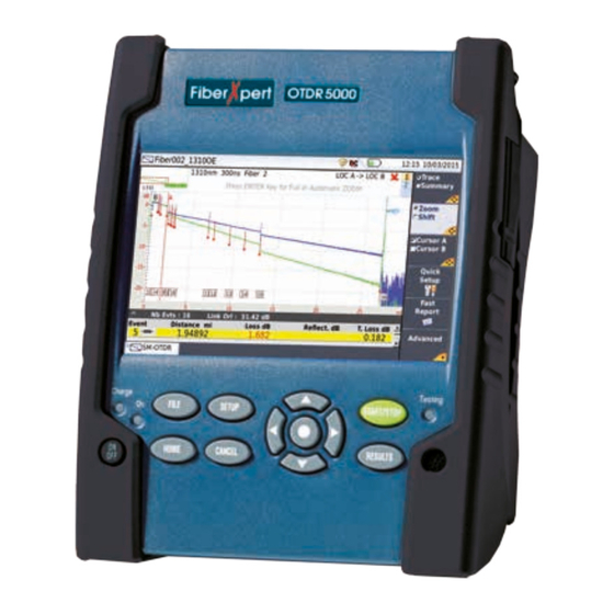 Softing FiberXpert OTDR 5000 Quick Start Manual