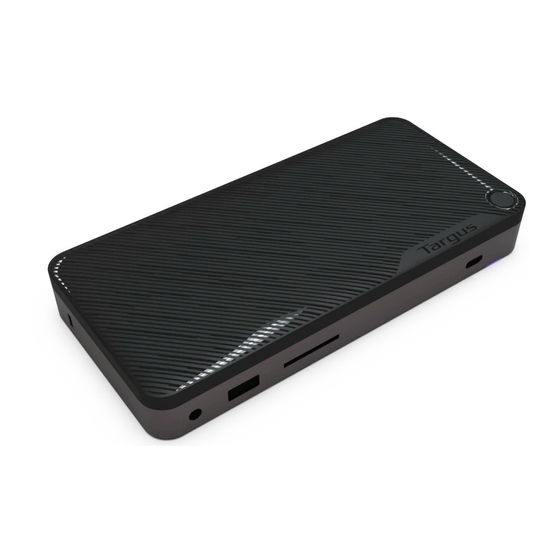 Targus DOCK221 Quick Start Manual