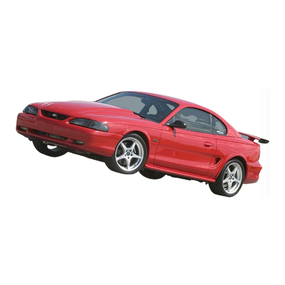 Ford 1998 Mustang Owner's Manual