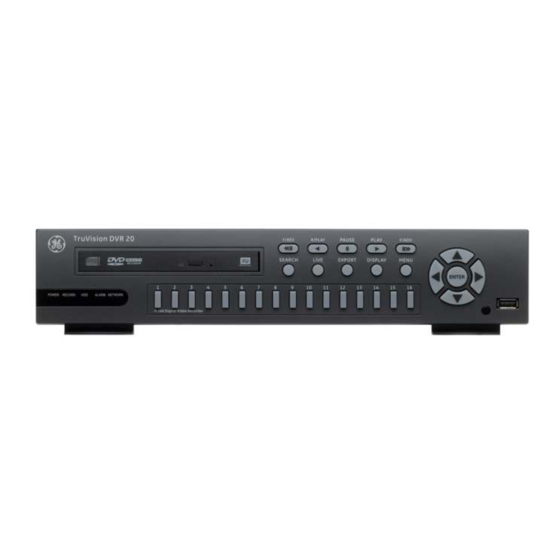 Interlogix TruVision DVR 20 User Manual