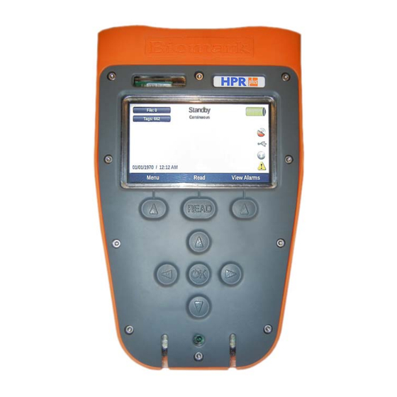 Biomark HPR User Manual