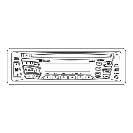 Sanyo FXD-880RDS Manuals