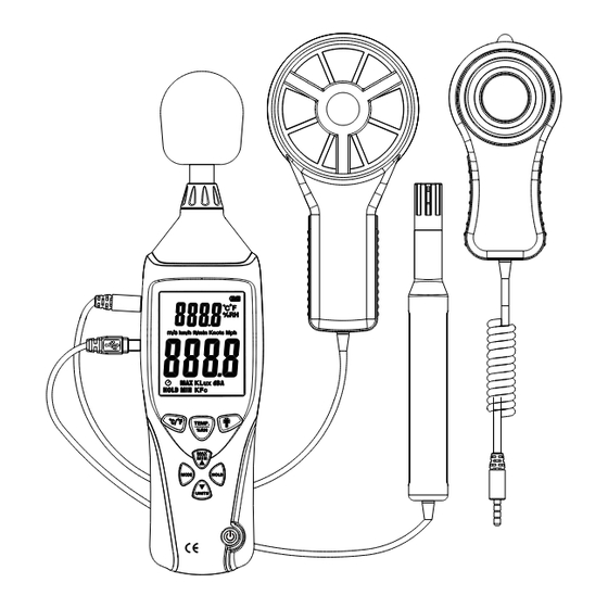 User Manuals: Brannan 13/464/0 5-in-1 Environment Meter