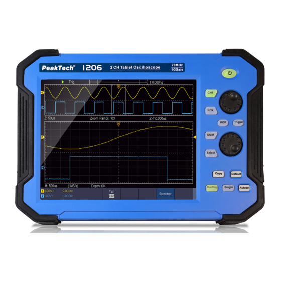 PeakTech 1206 User Manual