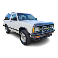 Chevrolet 1994 S-10 Blazer Four-Door Owner's Manual