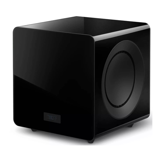 KEF KC92 User Manual