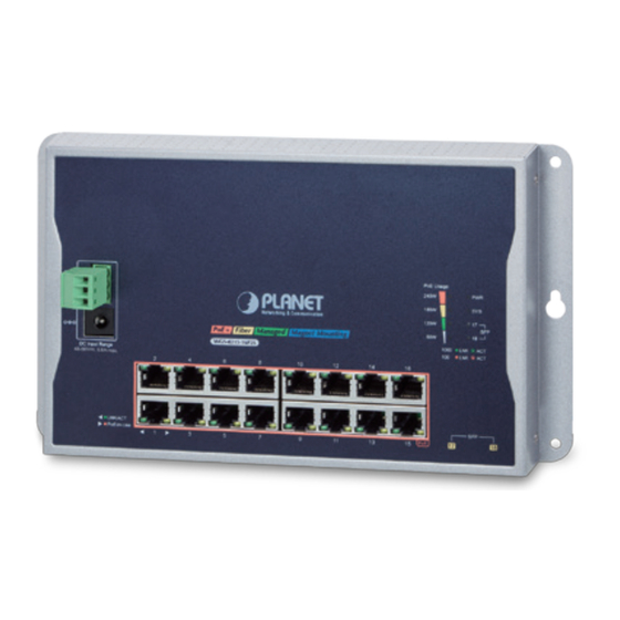 Planet WGS-4215-8P2X Quick Installation Manual