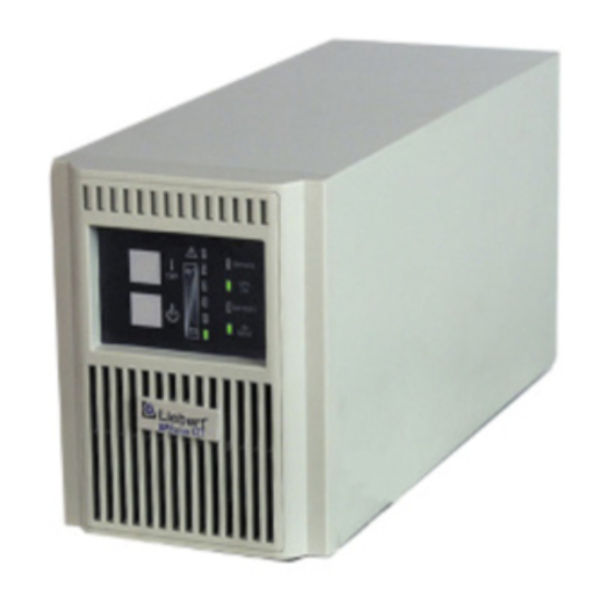 Liebert UPStation GXT700MT-120 User Manual