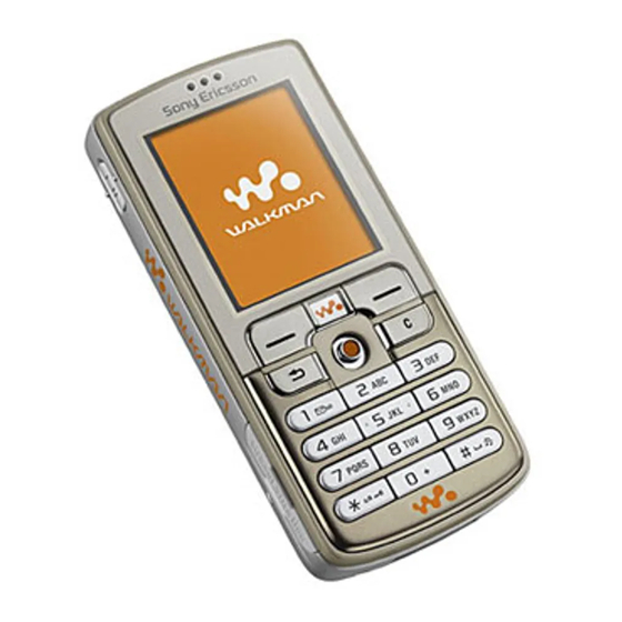 Sony Ericsson W700i User Manual