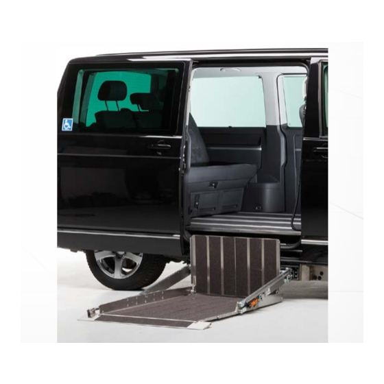 Paravan Cassette lift Owner's Manual