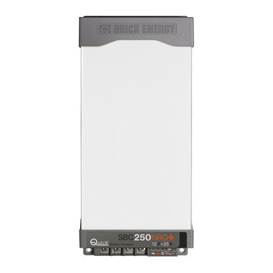 Quick SBC NRG+ Series Manual Of Installation And Use