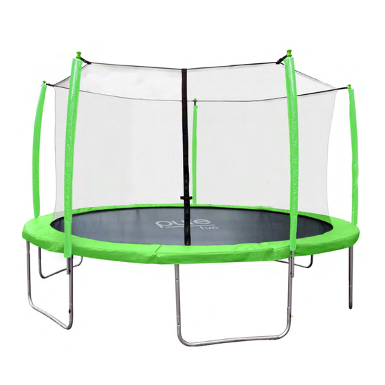 Pure Fun SUPA-BOUNCE 12FT TRAMPOLINE SET Product Manual