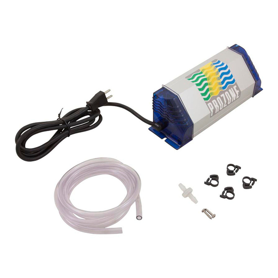 Prozone PZ1 Installation Manual And Operation Manual
