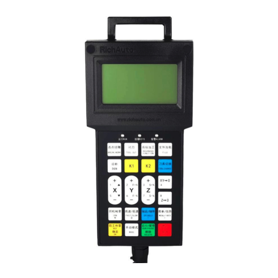 User Manuals: RichAuto AutoNow F1 Series Control System