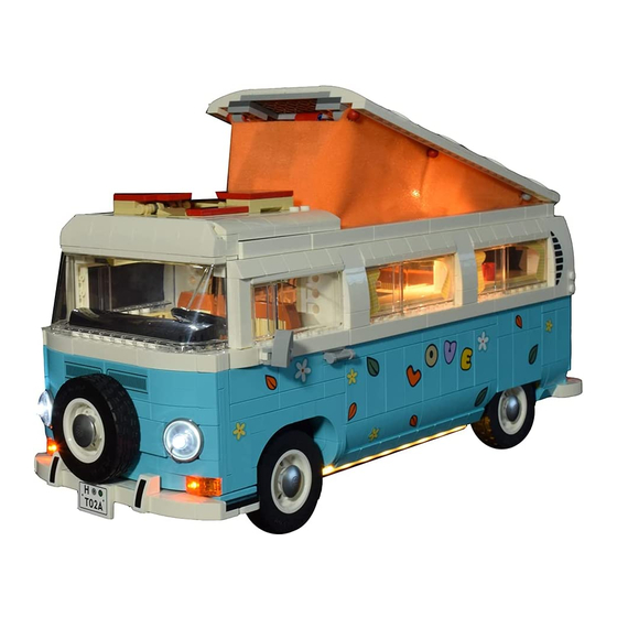 Glow bricks Lego Volkswagen T2 Camper Van 10279 Manuals | ManualsLib