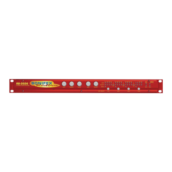 Sonifex Redbox RB-DSD8 Handbook