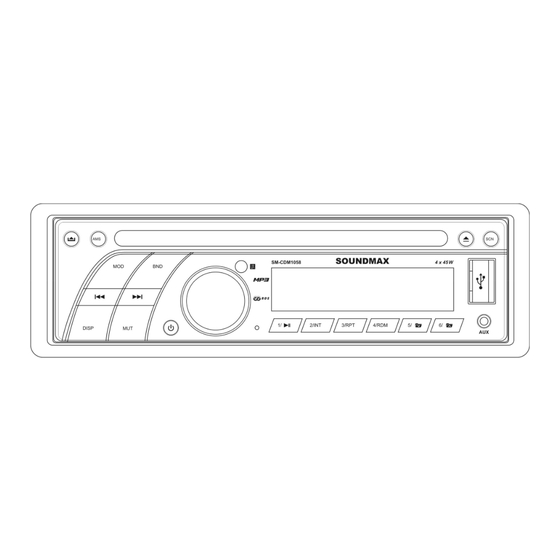 SoundMax SM-CDM1058 Instruction Manual
