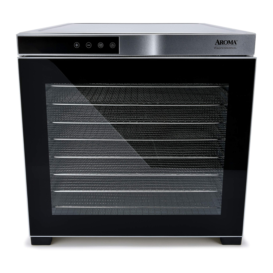 Aroma AFD-925SD - 10-Tray Digital Food Dehydrator Manual