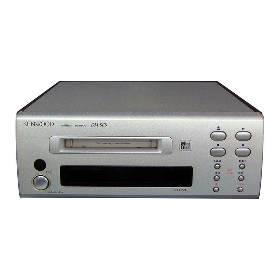 Kenwood DM-SE7 Instruction Manual