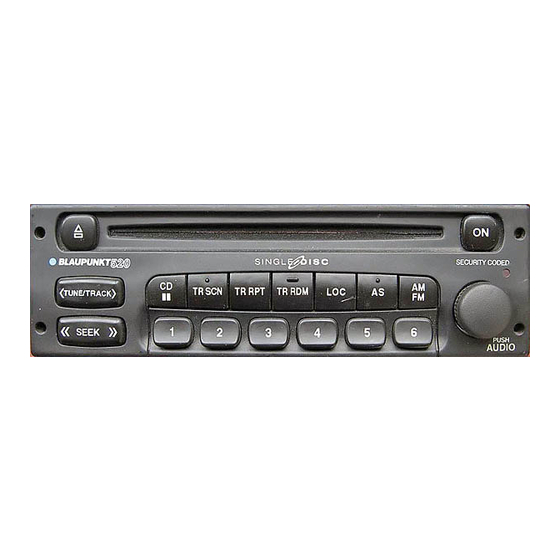 Blaupunkt 520 Handbook