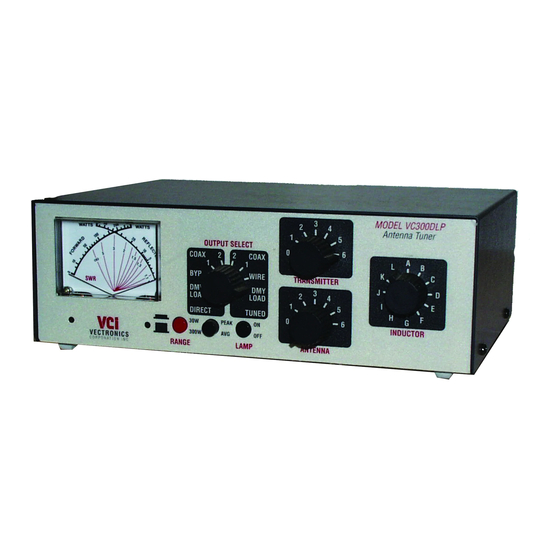 Vectronics VC-300DLP Owner's Manual