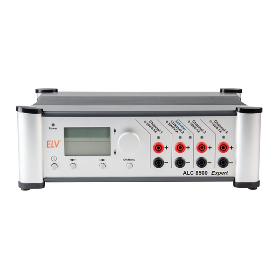 elv ALC 8500-2 Expert Operating Instructions Manual